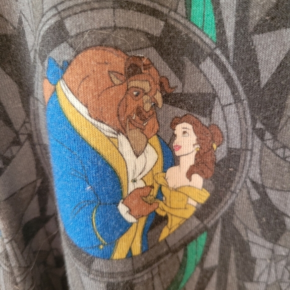 Disney Beauty & the Beast Sleeveless T-Shirt Dress Size XL - Picture 4 of 6
